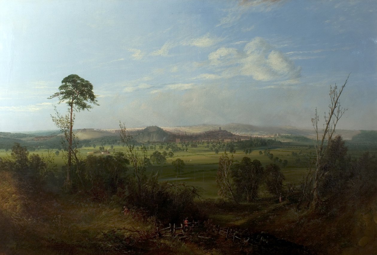 Vue de Nottingham depuis Wilford - John Rawson Walker