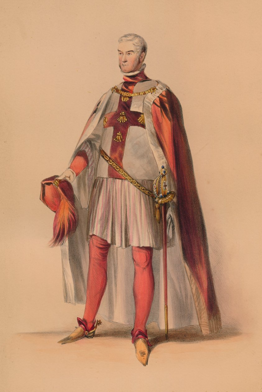 Invité en costume pour le Bal Costumé de la Reine Victoria, 12 mai 1842, 1843 - John Richard Coke Smyth