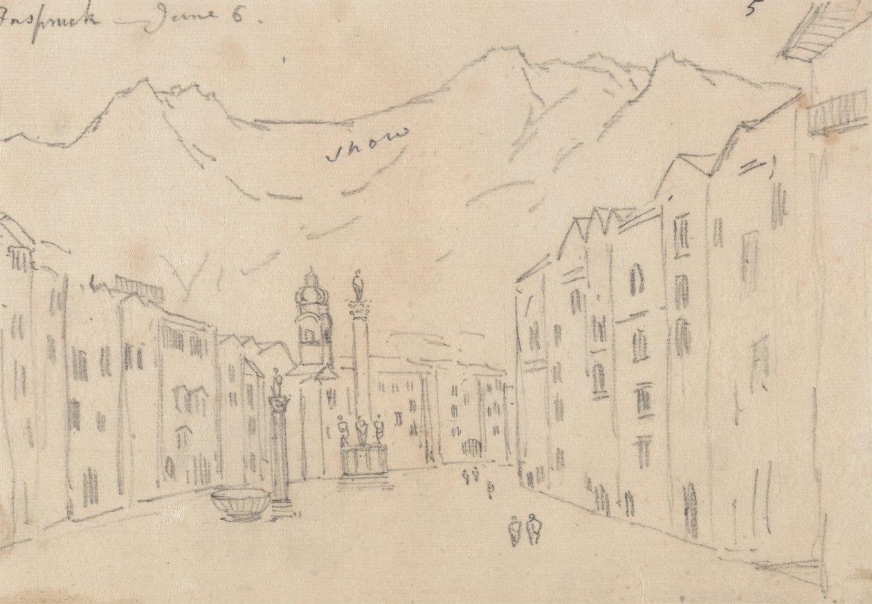 Innsbruck, 6 juin - John Robert Cozens