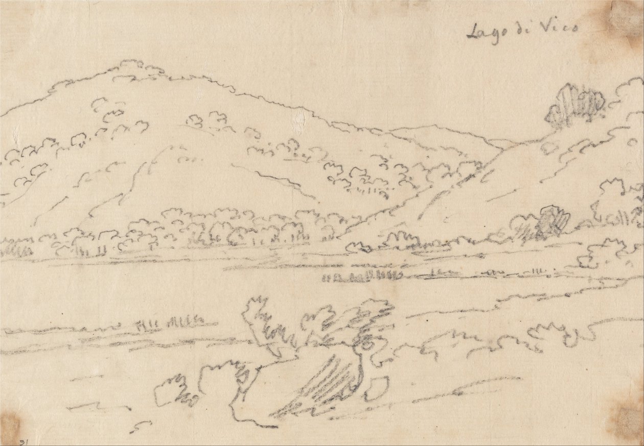 Lac de Vico - John Robert Cozens
