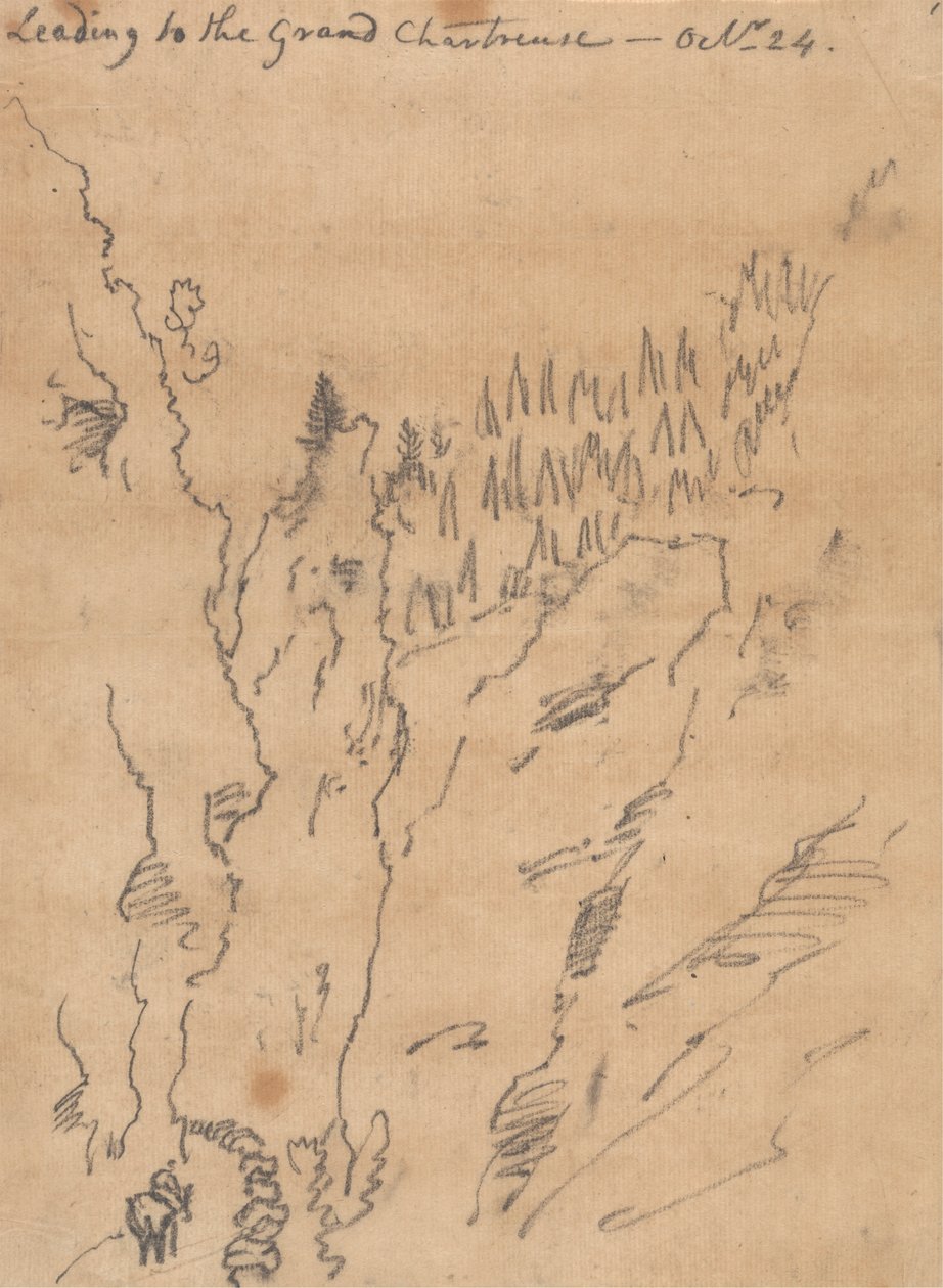 Vers la Grande Chartreuse, 24 octobre - John Robert Cozens