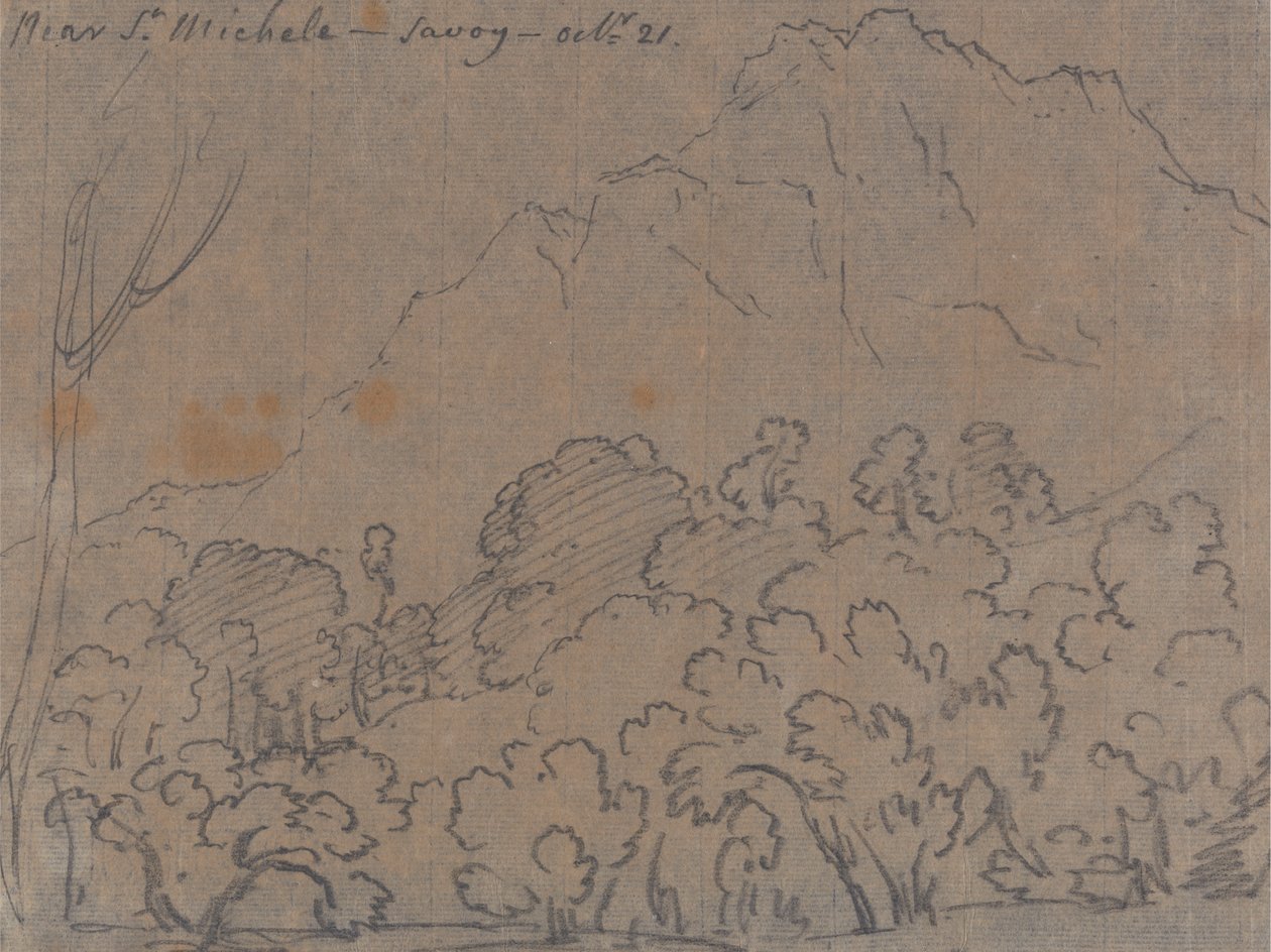 Près de St. Michele, Savoie, 21 octobre - John Robert Cozens