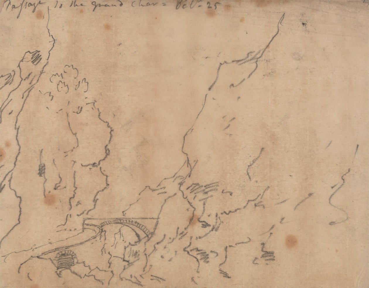Passage à la Grande Chartreuse - John Robert Cozens
