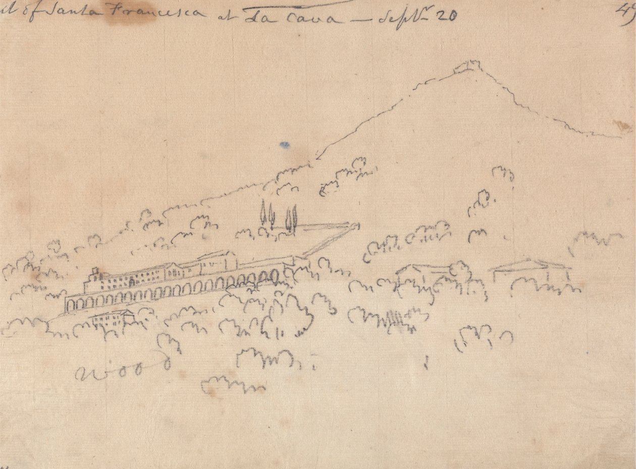 Sainte Francesca à La Cava, 20 septembre - John Robert Cozens
