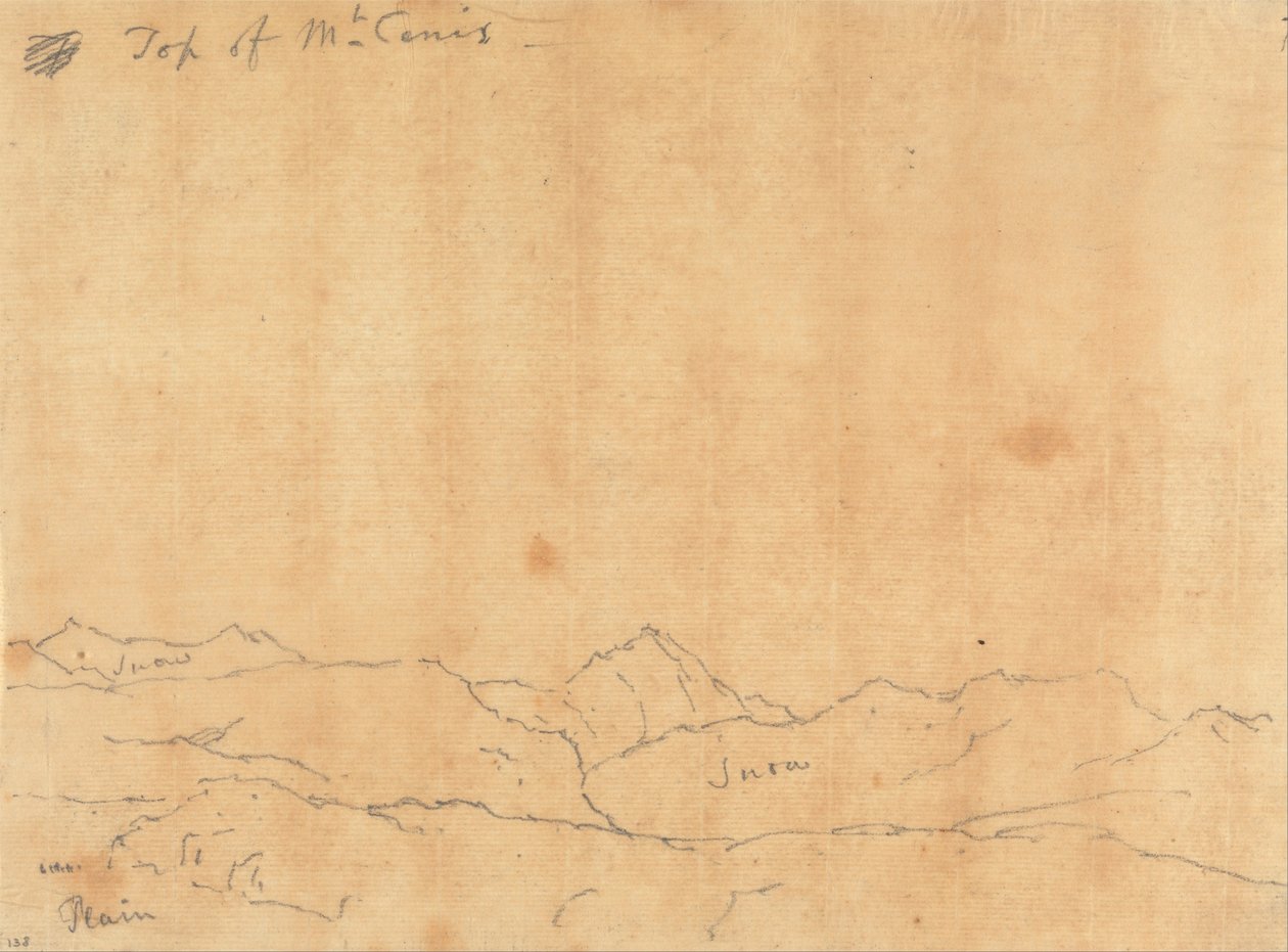 Sommet du Mont Cenis - John Robert Cozens