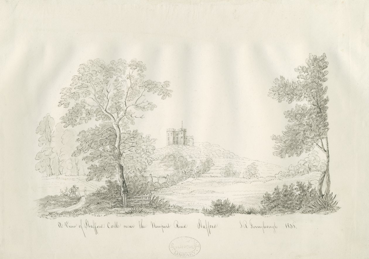 Château de Stafford - Près de la route de Newport - John Robert Fernyhough
