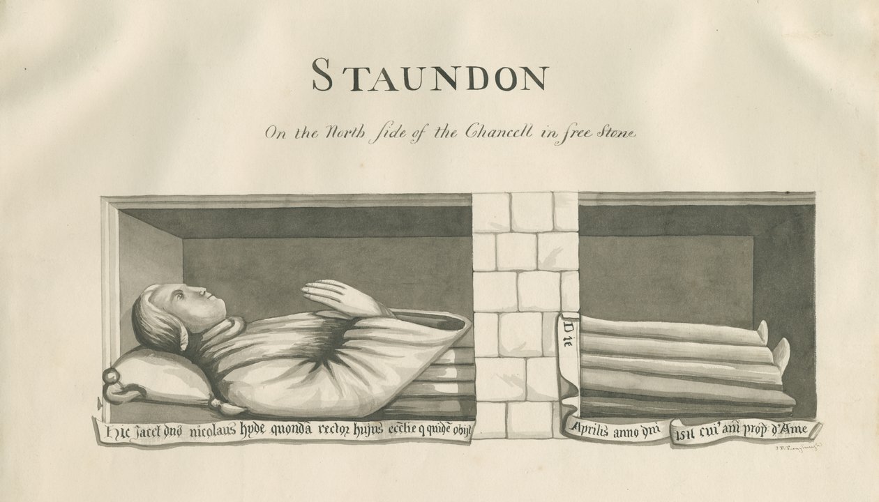 Église de Standon - Tombe murale de Nicholas Hyde - John Robert Fernyhough