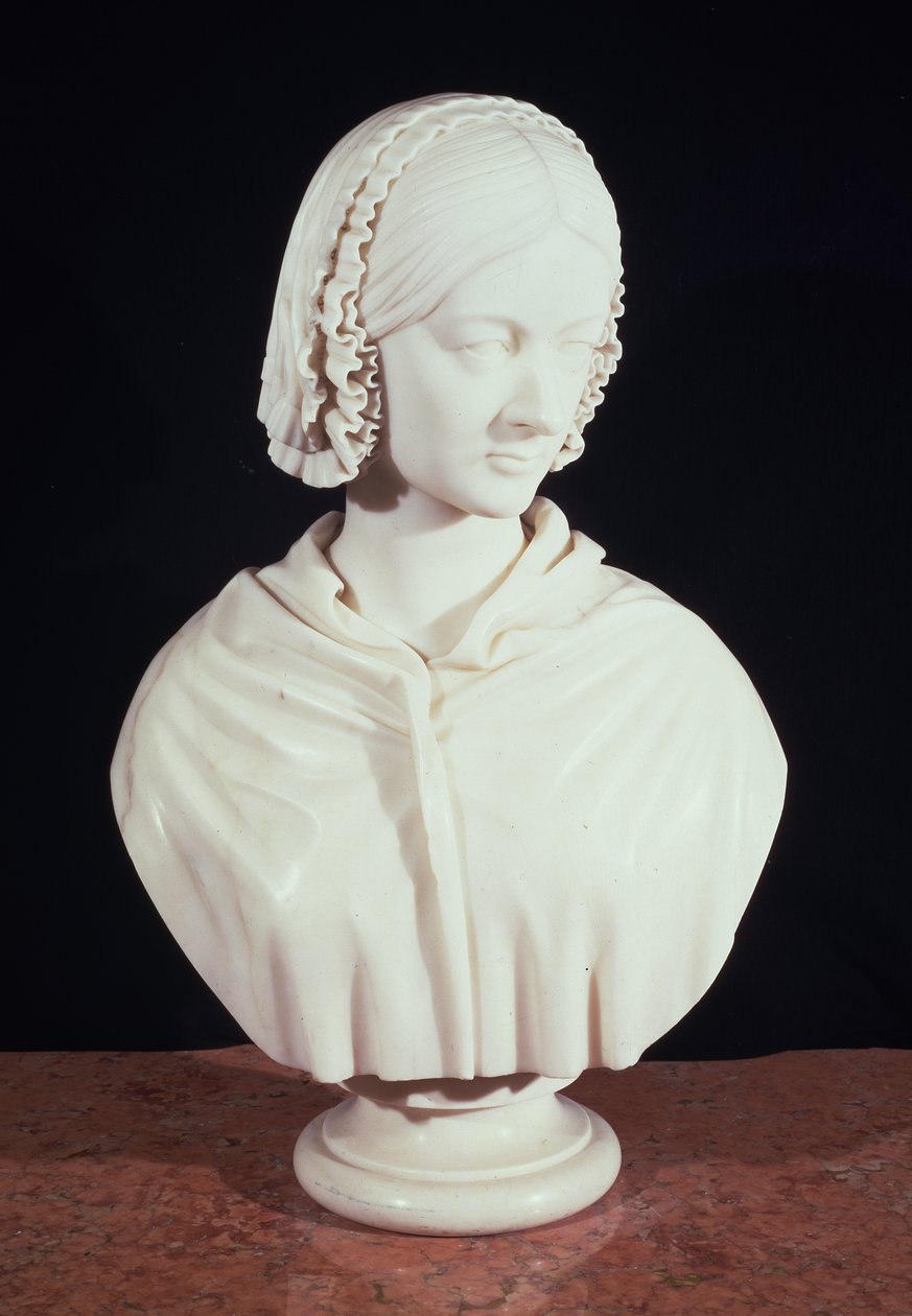 Buste de Florence Nightingale (1820-1910) - John Robert Steell