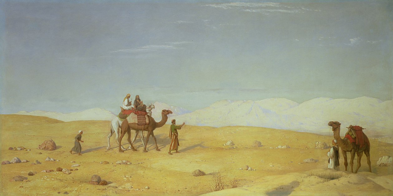 La vallée de Moïse, dans le désert du Sinaï, 1866 - John Rogers Herbert