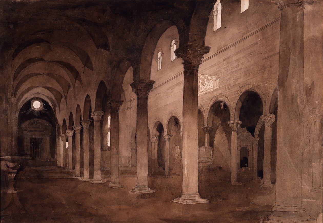 Intérieur de San Frediano, Lucca - John Ruskin