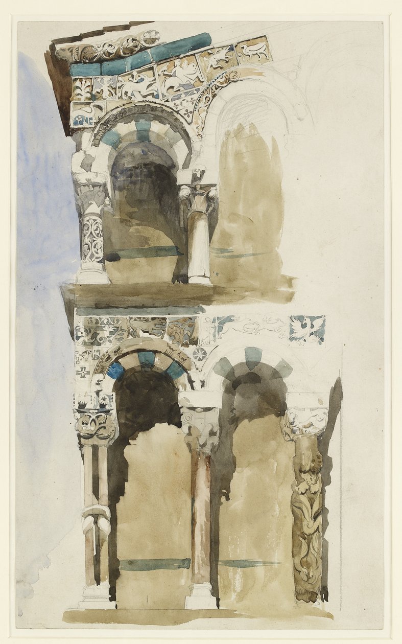 Partie de la façade de l