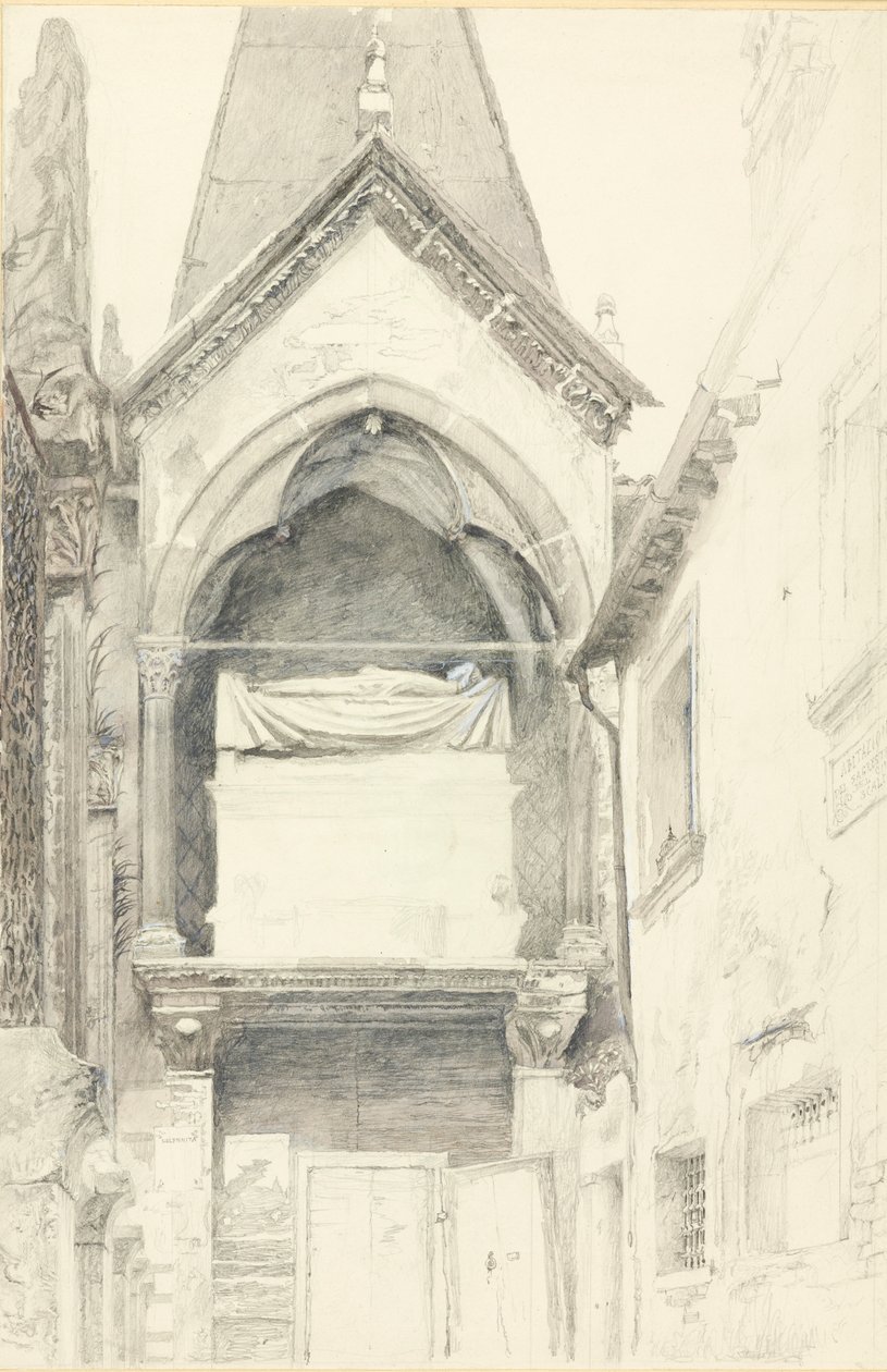 Le Tombeau de Cangrande I della Scala, Vérone - John Ruskin