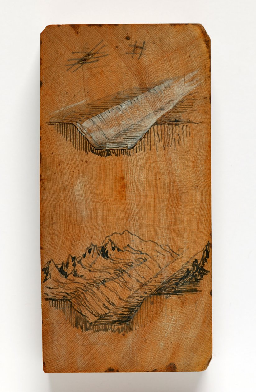 La Tranchée de la Vallée de Chamonix et les Sommets au-dessus de la Tranchée, c.1856 - John Ruskin