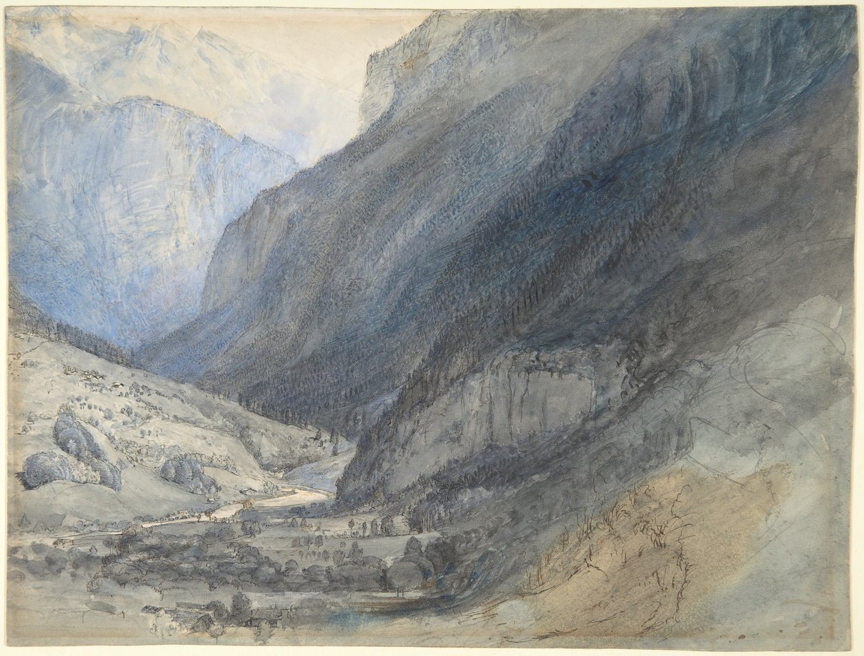 La vallée de Lauterbrunnen, Suisse - John Ruskin