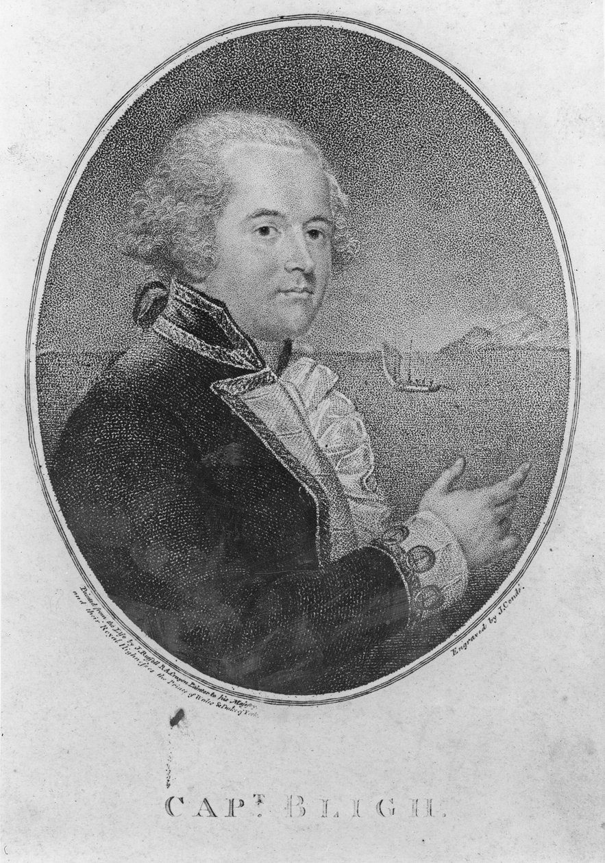 Capitaine William Bligh, gravé par John Conde - John Russell