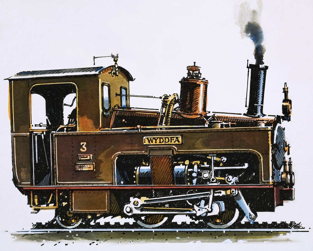 Le monde de la vitesse et de la puissance : Locomotive du Snowdon Mountain Railway - John S. Smith