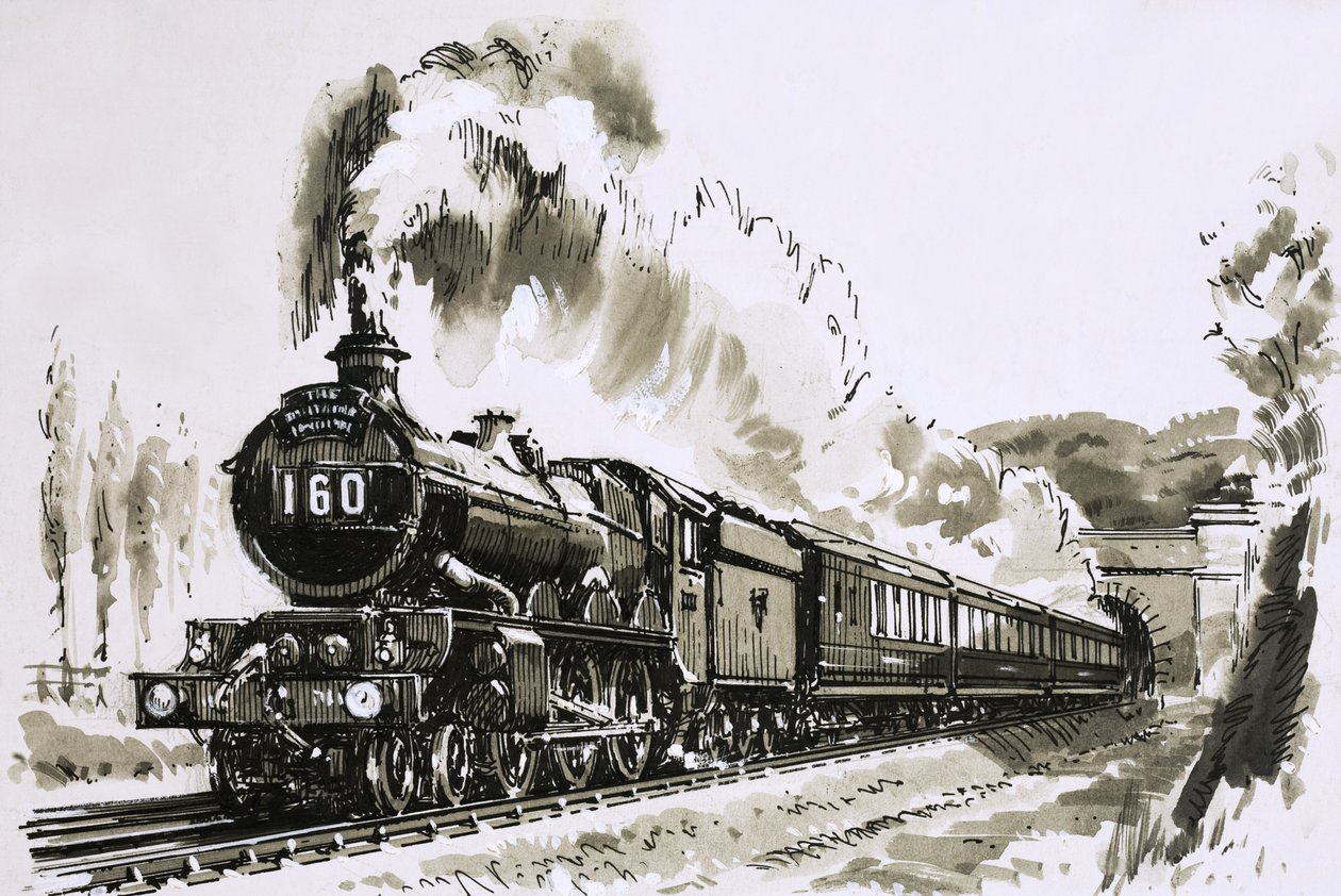 La célèbre classe de locomotives à vapeur 4-6-0 "Castle" utilisée par la Great Western - John S. Smith