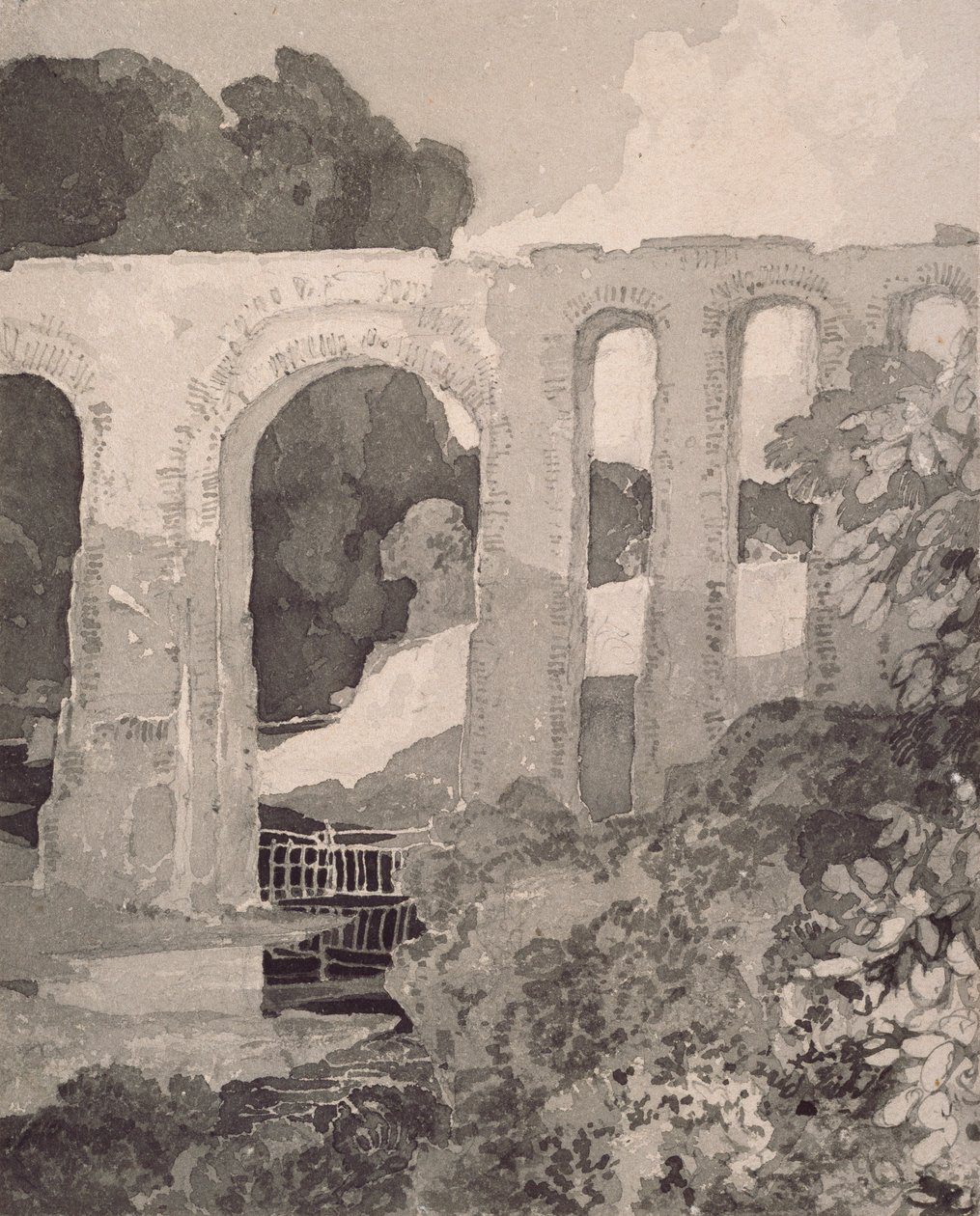 Aqueduc de Telford - John Sell Cotman, Thomas Telford