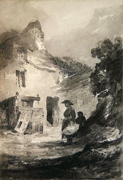 Un vieux cottage à Dolgelly - John Sell Cotman