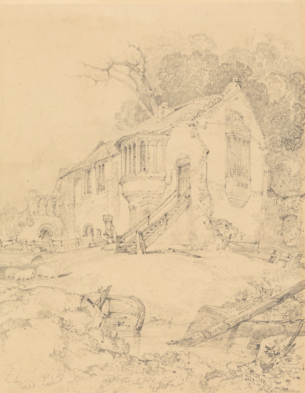 Prieuré de Castle Acre, Norfolk - John Sell Cotman