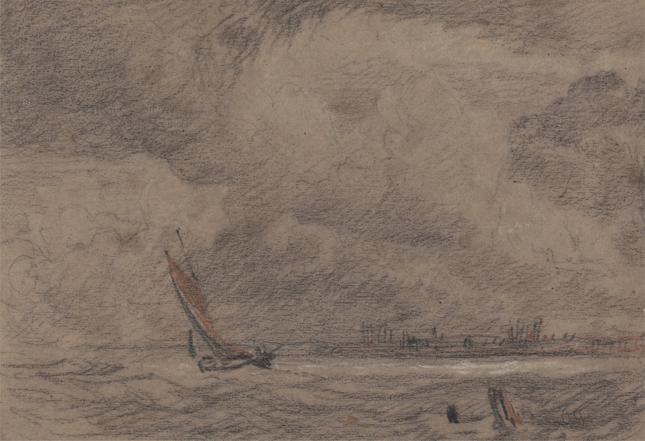 Navire de pêche au large de Yarmouth - John Sell Cotman