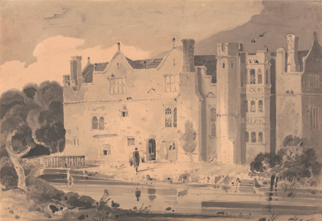 Château de Hever, dans le Kent - John Sell Cotman