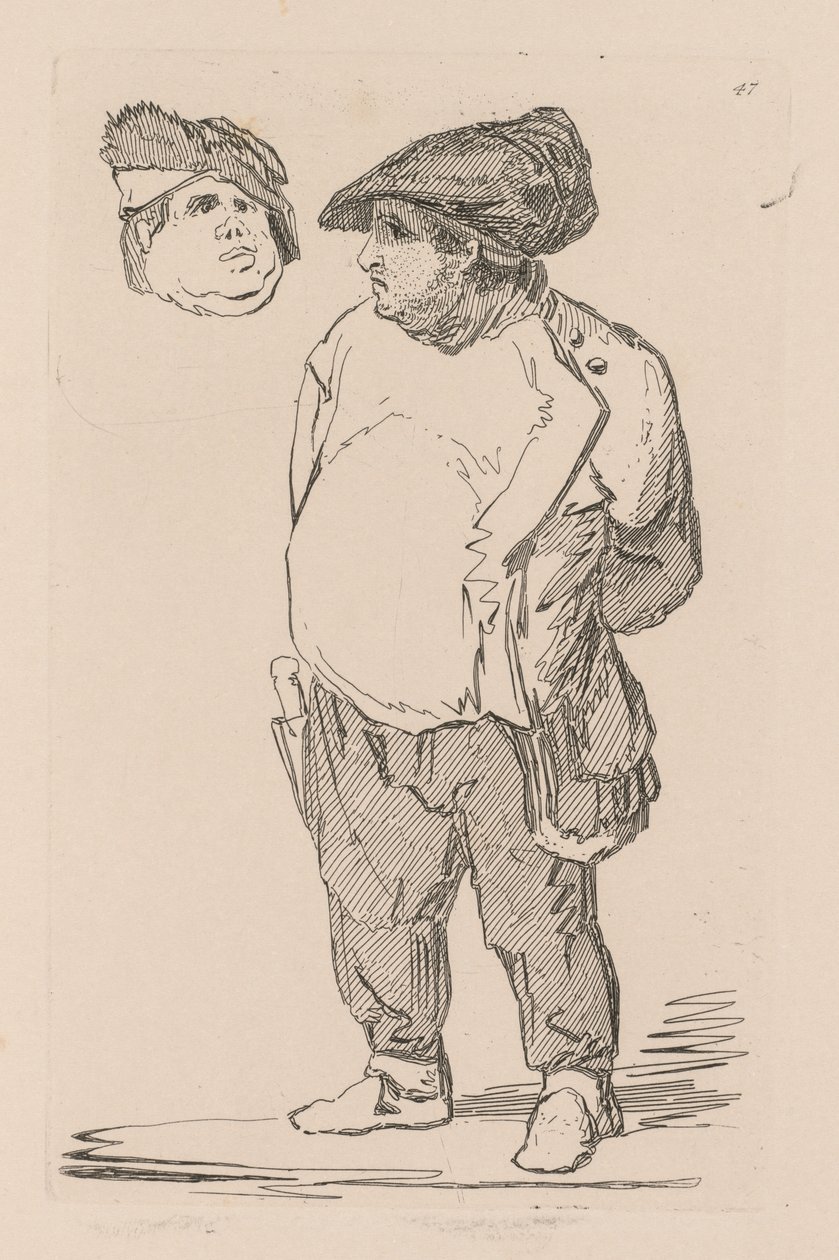 Liber Studiorum : Planche 47, Une Étude - John Sell Cotman