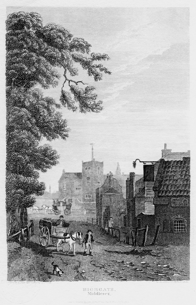 Highgate, Londres, 1814 - John Shury