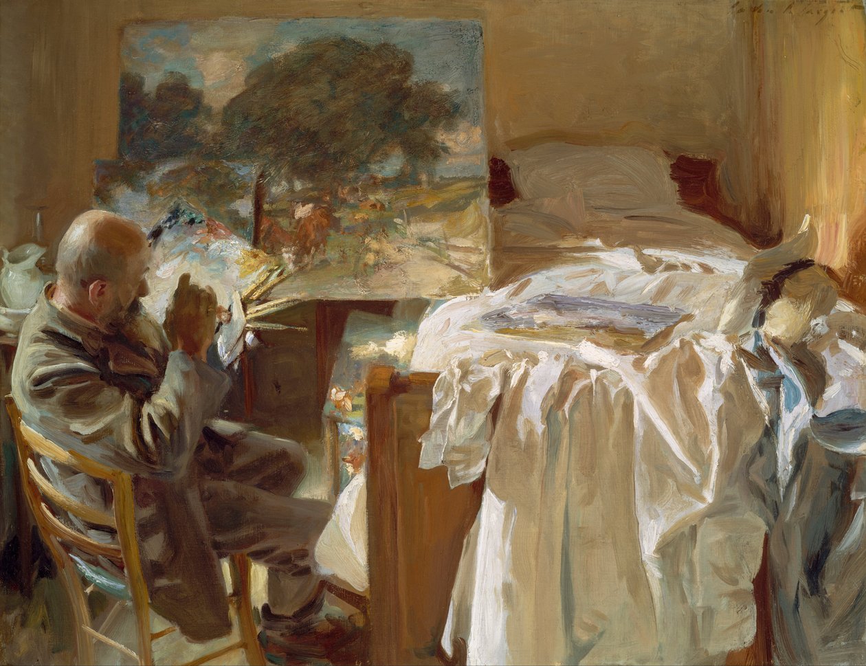 Un artiste dans son atelier  - John Singer Sargent