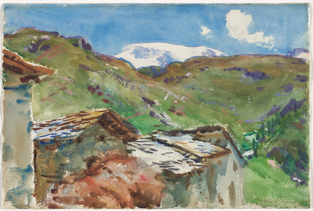 Dans le Tyrol autrichien - John Singer Sargent
