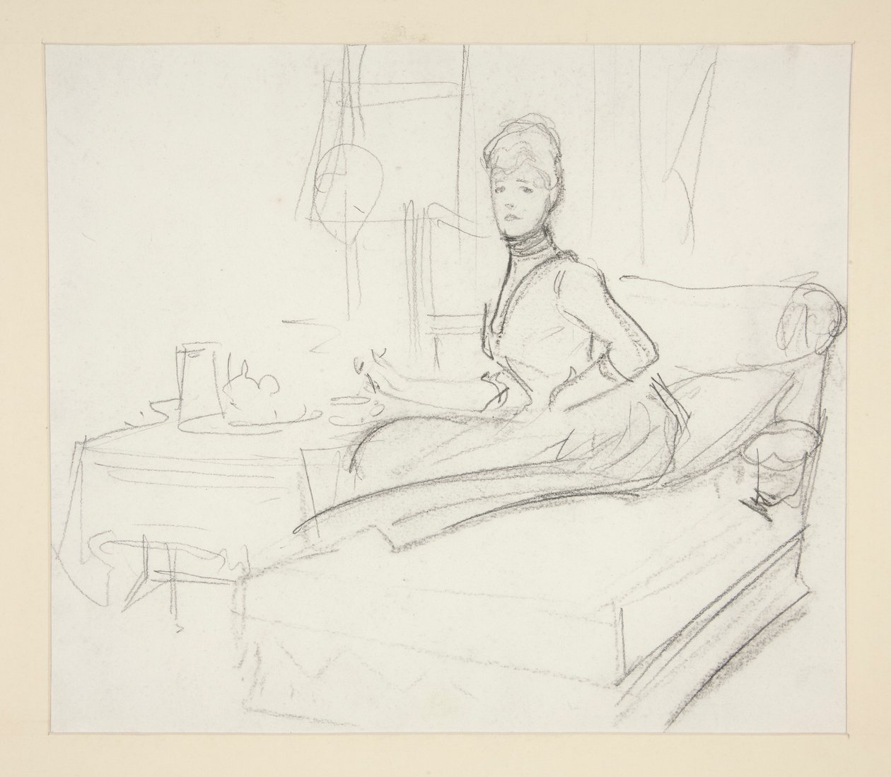 Dame à la table de thé - John Singer Sargent
