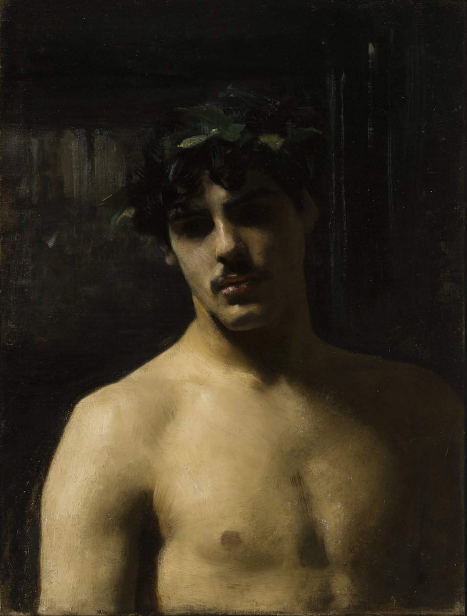 Homme portant des lauriers - John Singer Sargent