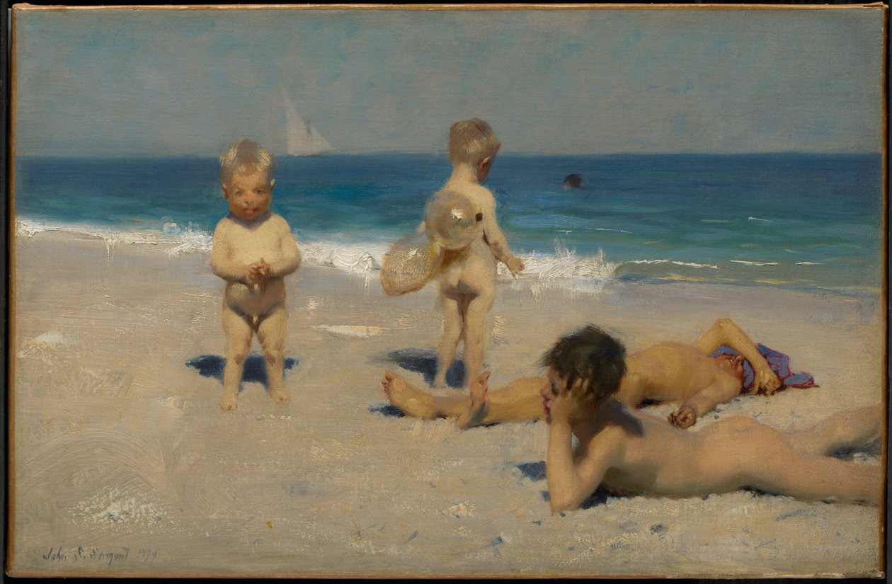 Enfants napolitains se baignant - John Singer Sargent