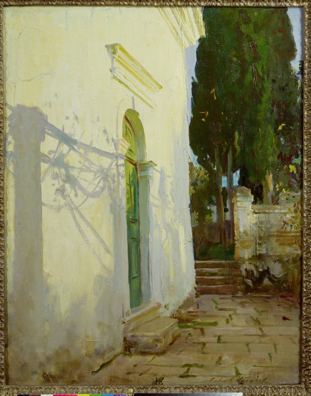 Ombres sur un mur à Corfou - John Singer Sargent