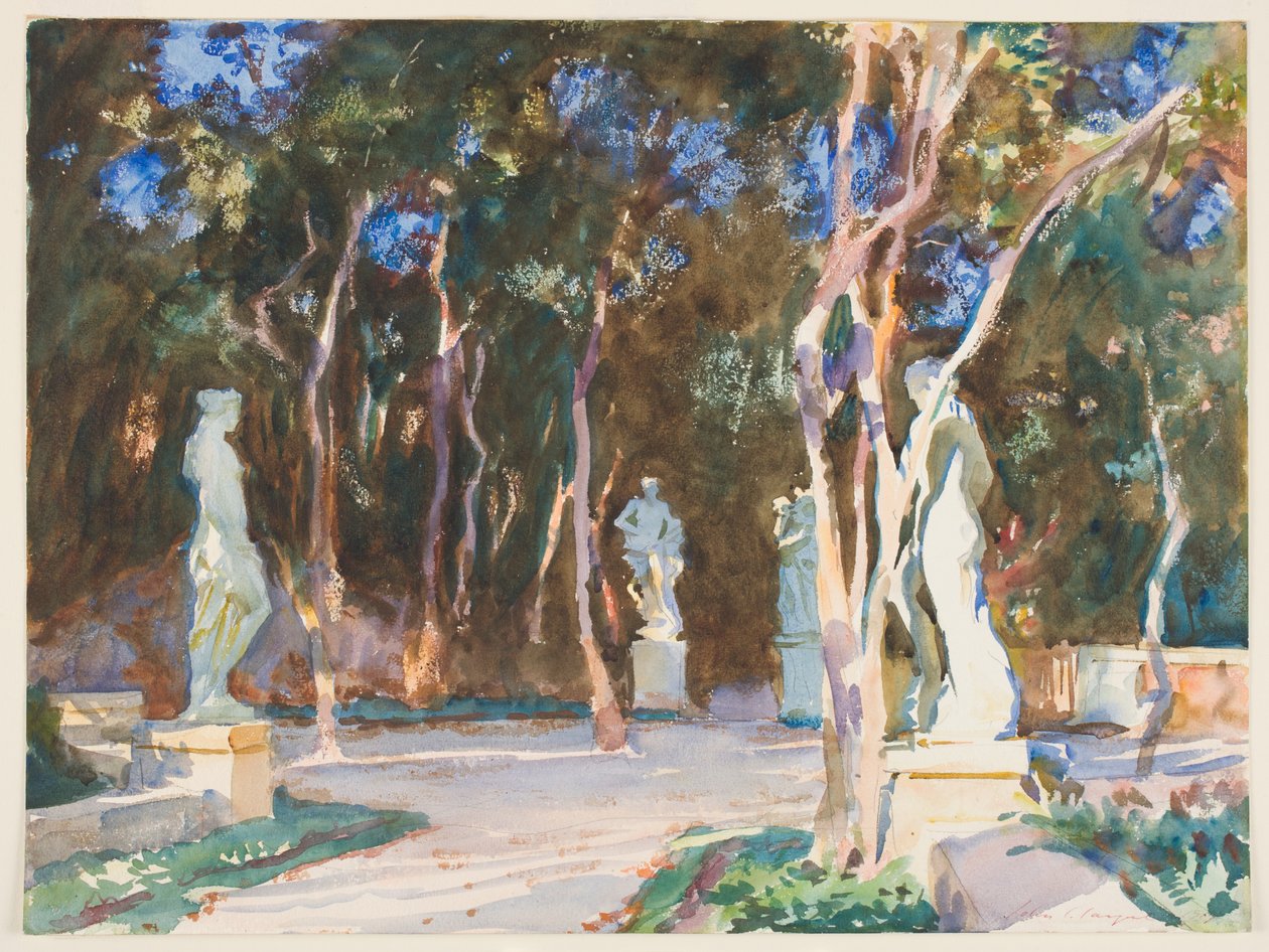 Sentiers ombragés, Vizcaya - John Singer Sargent