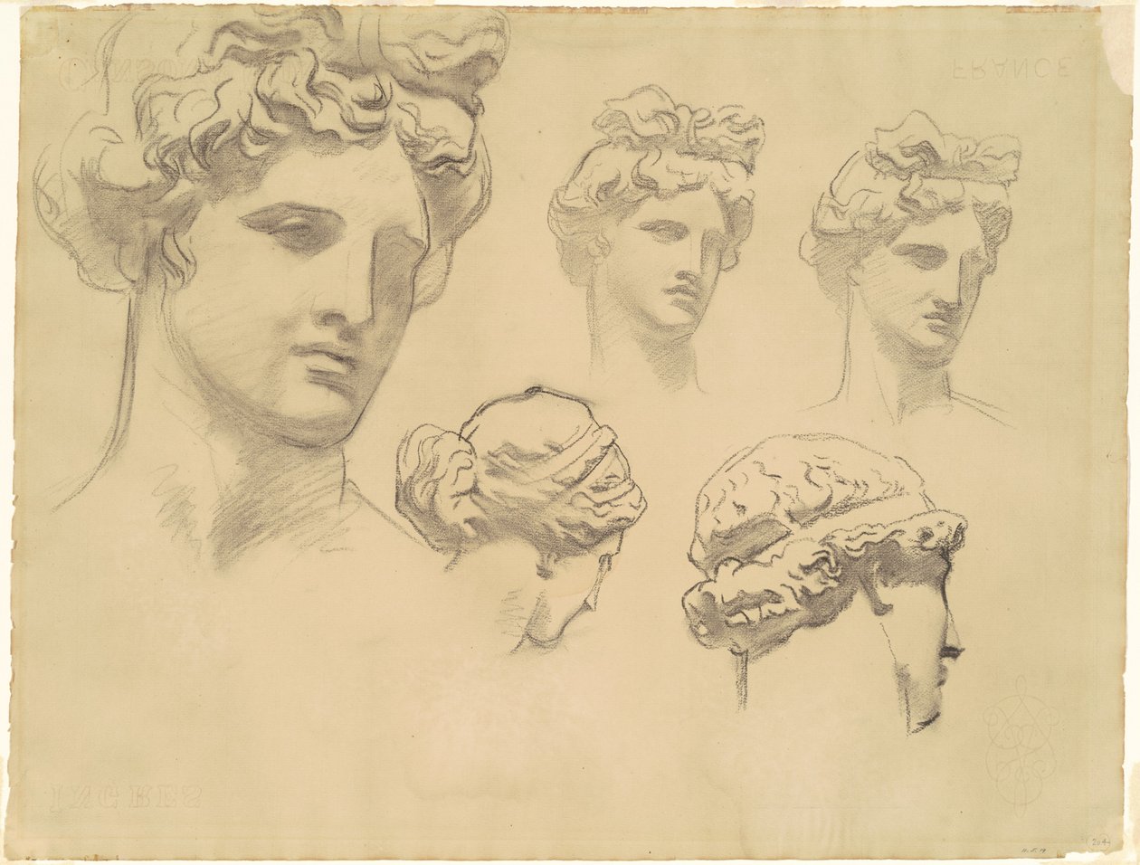 Études pour Apollon et les Muses - John Singer Sargent