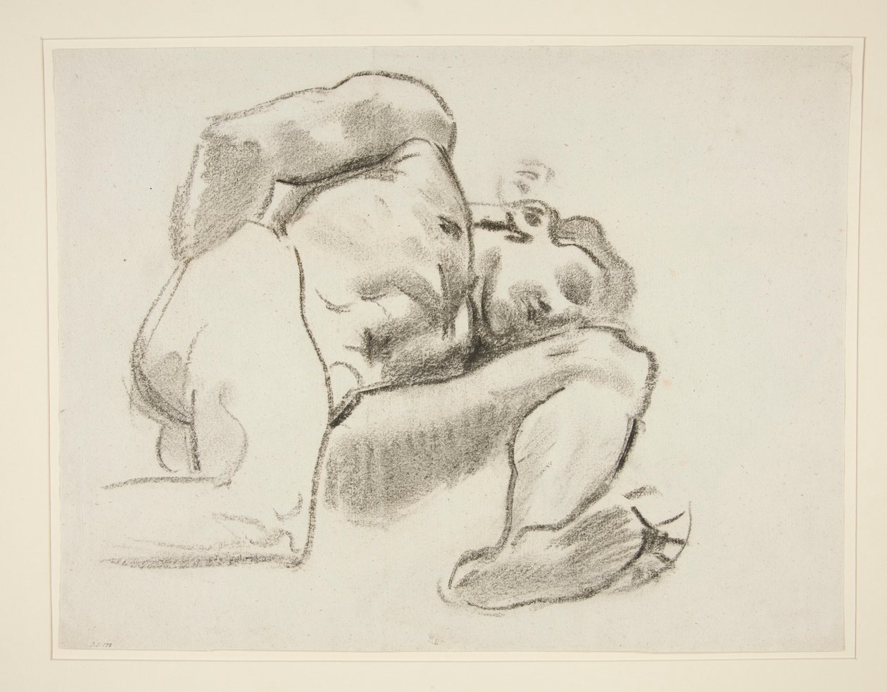 Étude pour Prométhée, rondel, Rotonde, Musée des Beaux-Arts de Boston - John Singer Sargent