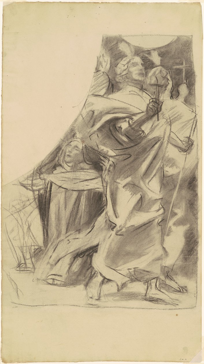 Étude pour "Triomphe de la religion" - John Singer Sargent