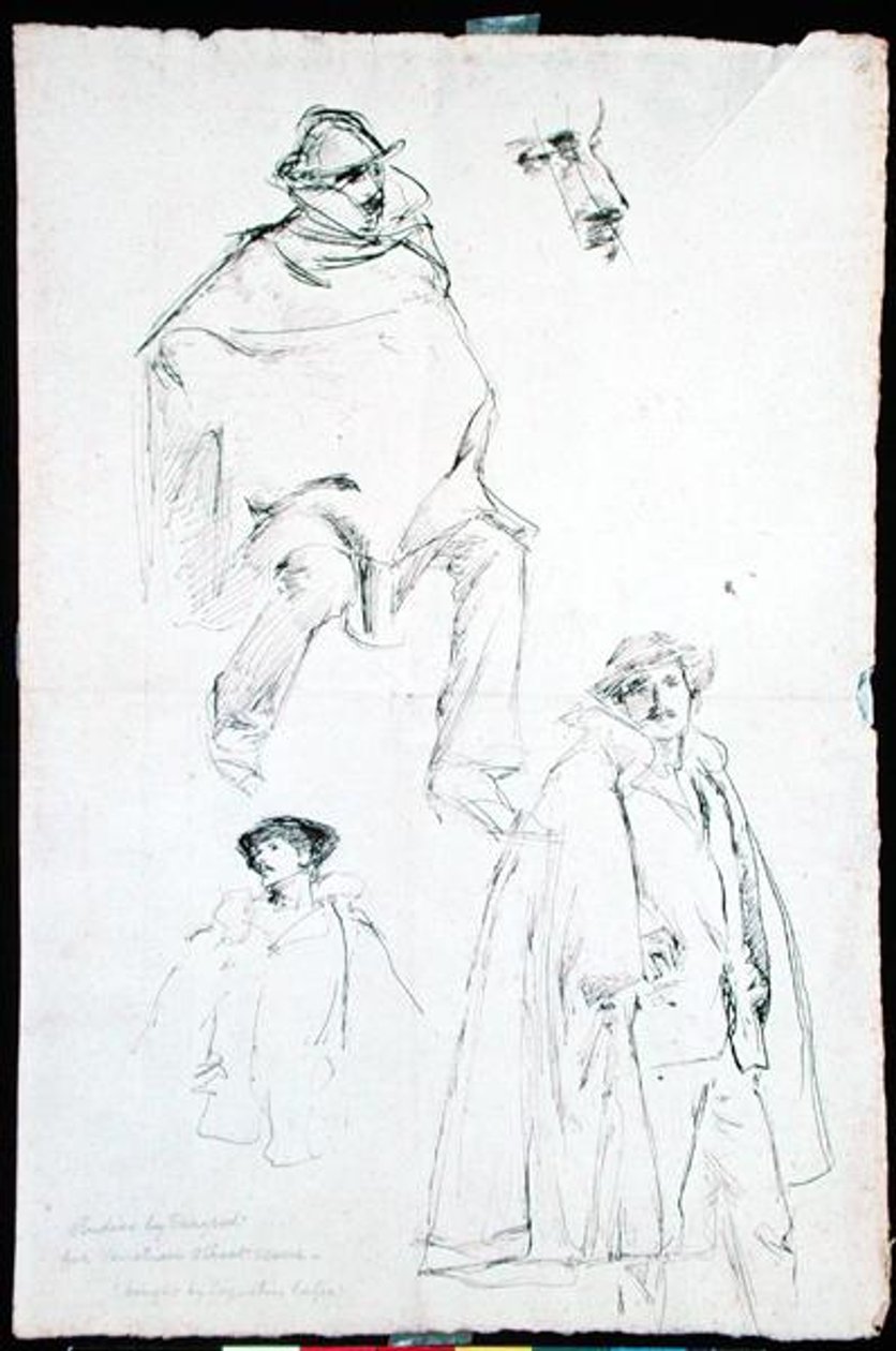 Étude pour une scène de rue vénitienne - John Singer Sargent