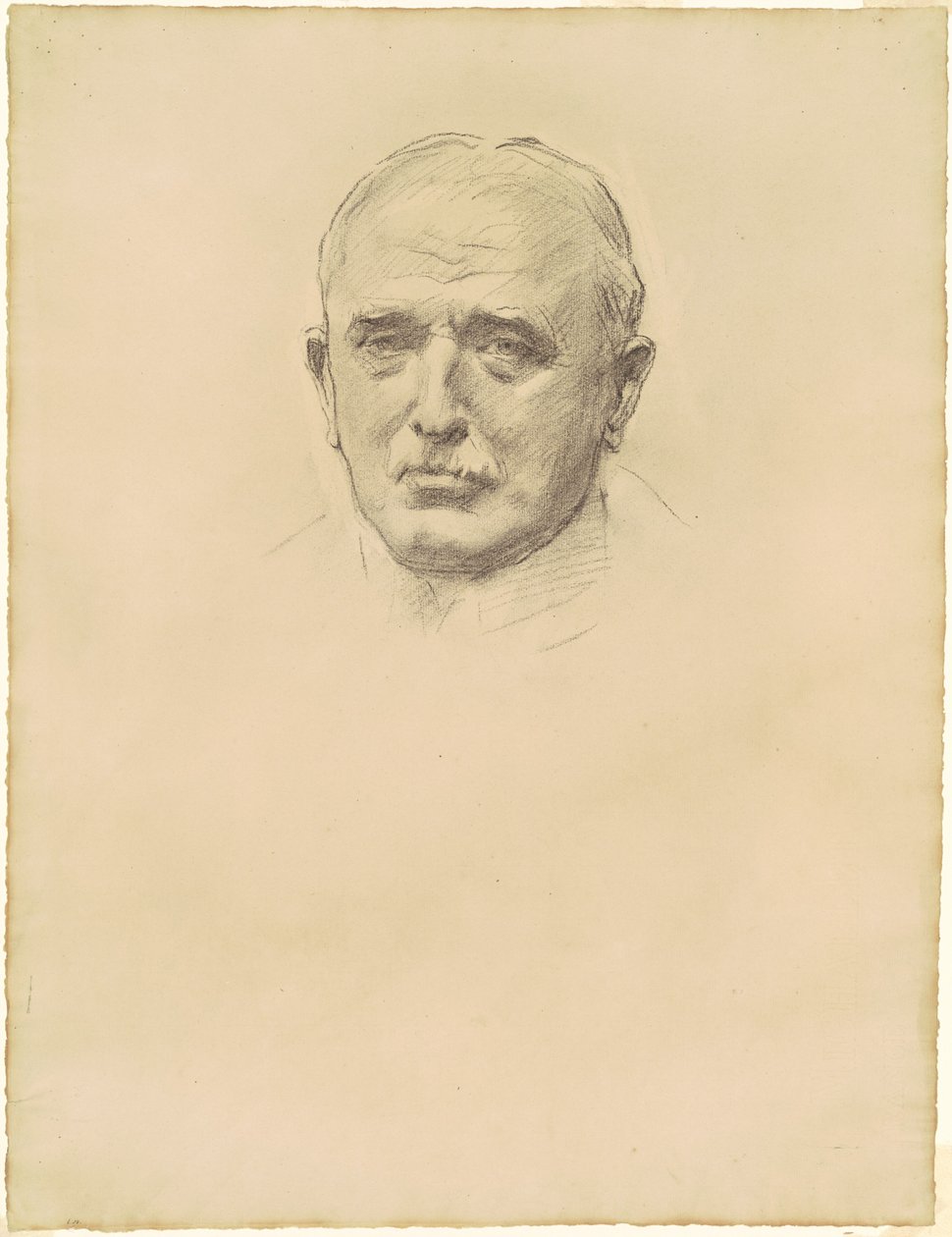 Étude du maréchal John French pour "Officiers généraux de la Première Guerre mondiale" - John Singer Sargent