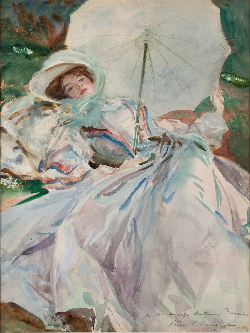 La Dame au Parapluie, 1911 - John Singer Sargent
