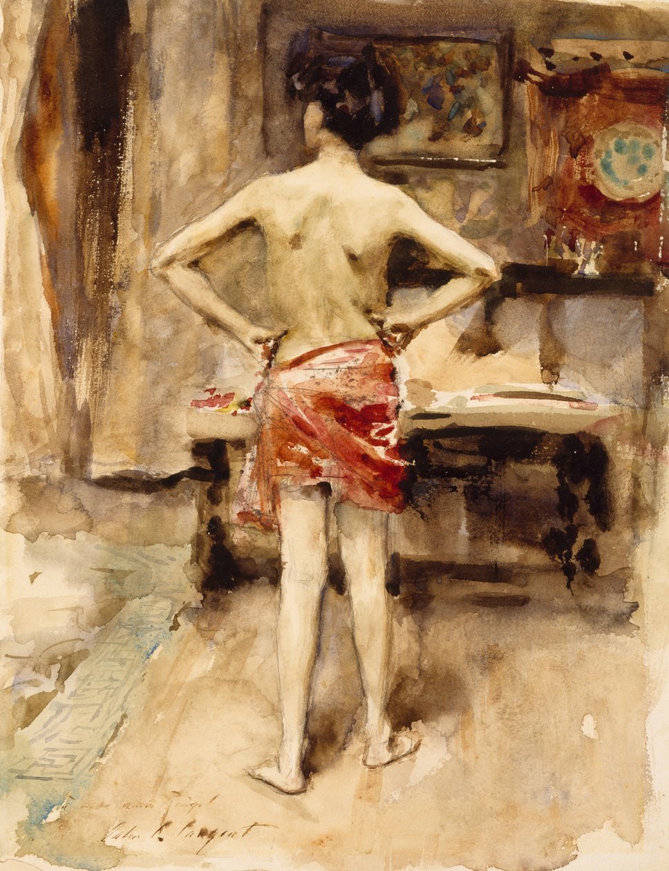 Le Modèle, 1876 - John Singer Sargent