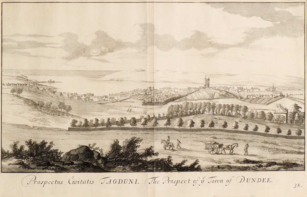 La Perspective de la Ville de Dundee - John Slezer