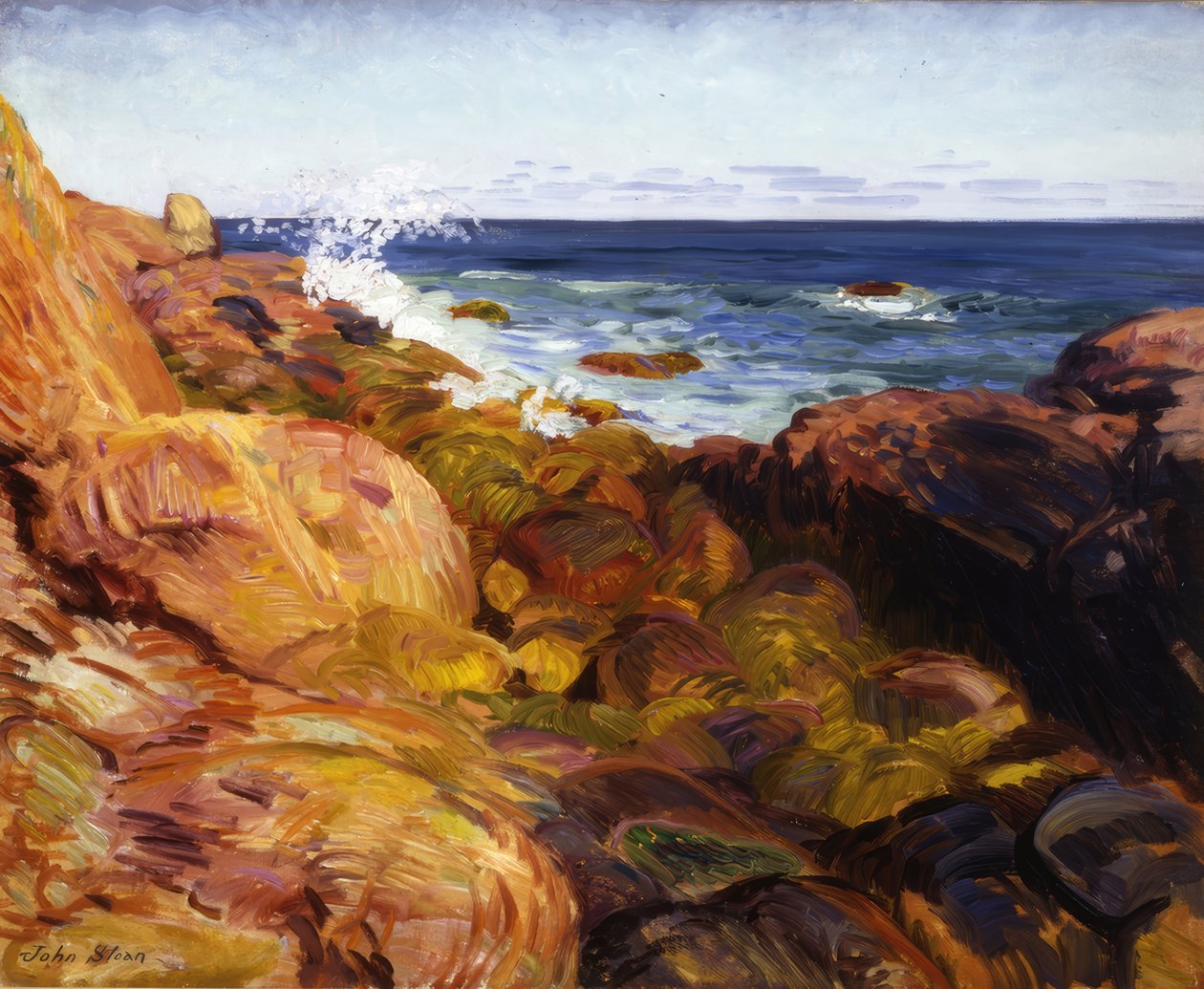 Gully à marée basse - John Sloan