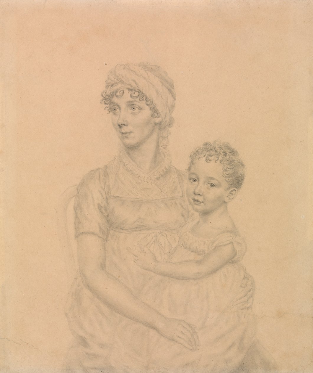 Lady Wigram avec son fils infant, William Pitt Wigram - John Smart