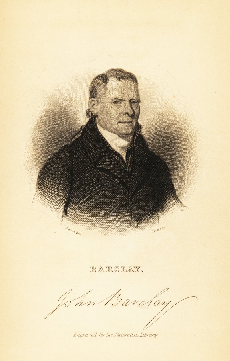 Portrait de John Barclay, anatomiste comparatif écossais - John Syme