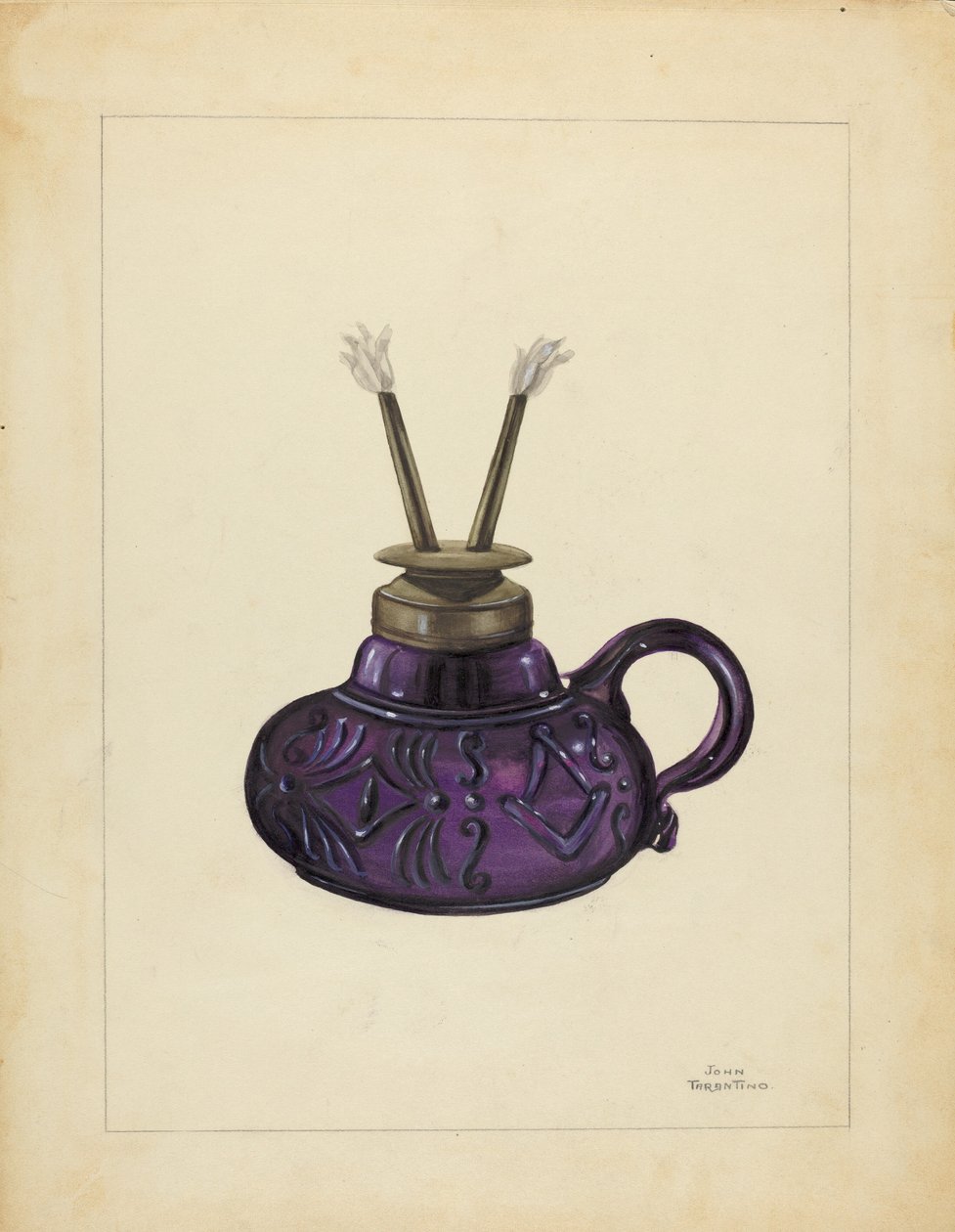 Lampe, vers 1940 - John Tarantino