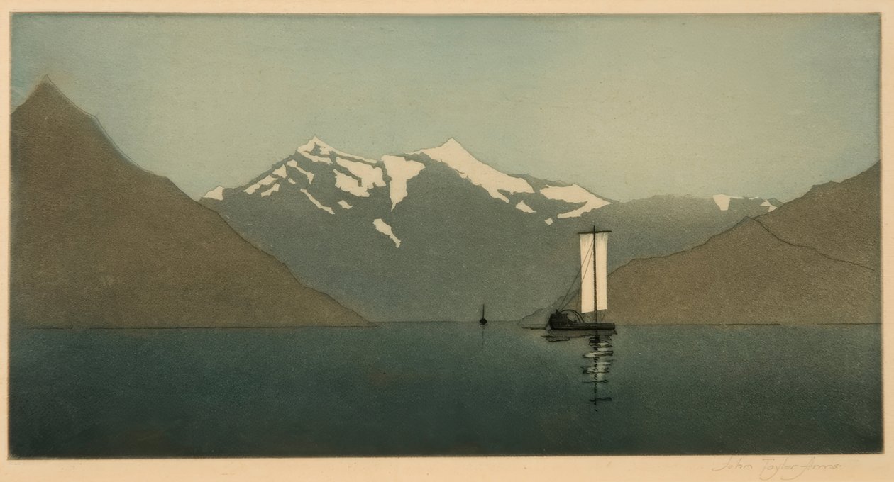 Sur le lac de Côme, numéro deux - John Taylor Arms