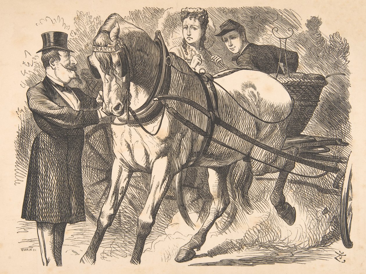 Soulager la bride Punch, 24 juillet 1869 - John Tenniel