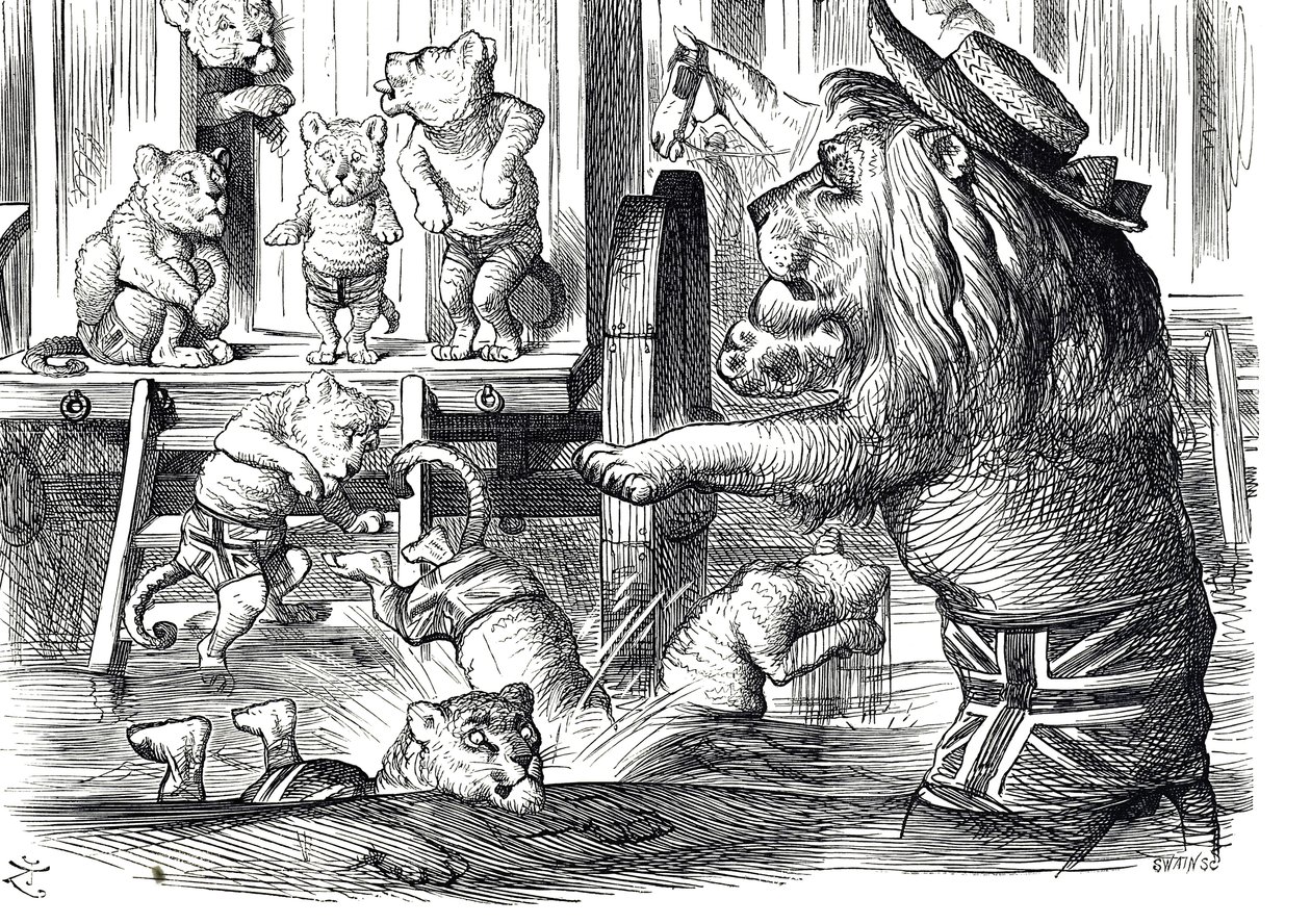 Les conseils de Punch aux vacanciers britanniques en bord de mer - John Tenniel